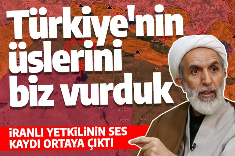 İran Devrim Muhafızları, Türkiye’nin üslerini biz vurduk